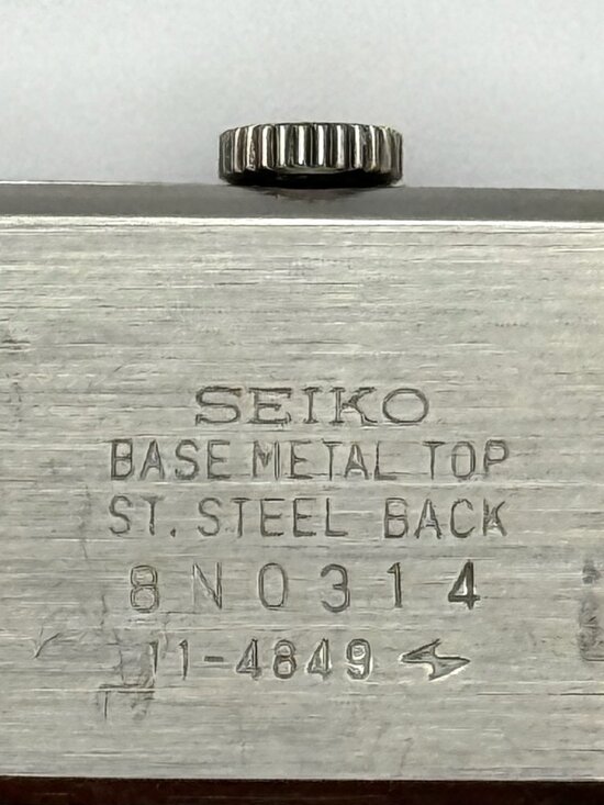 Vintage 70\'s Seiko Ladies Watch Mechanical Wind Up Rectangular Working main image 8